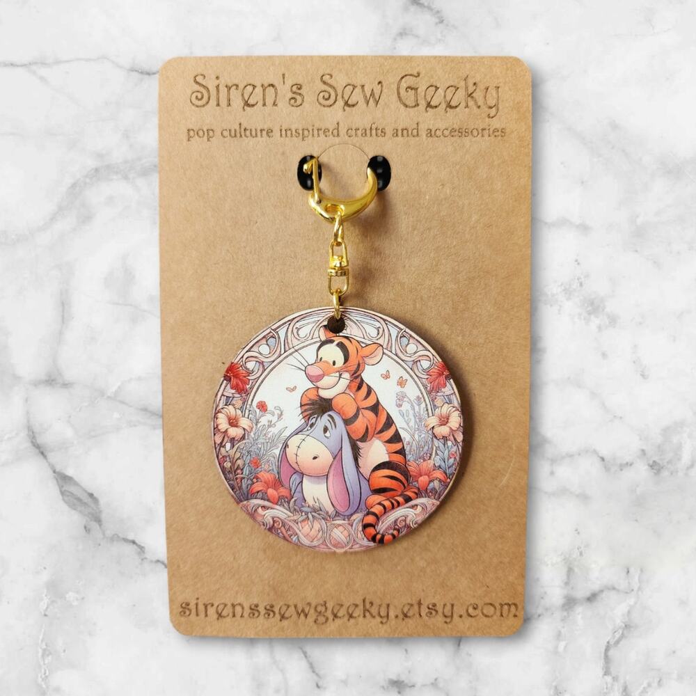 Tigger and Eeyore keychain bag charm Disney